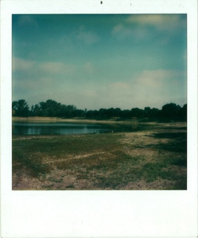 Lake Lagunita at Stanford filled with water