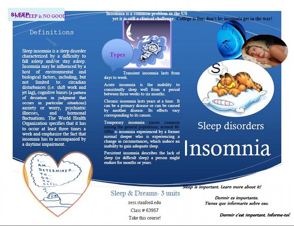 Do I Have Insomnia Brochure, page 1